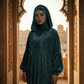Pleated Katefa Esdal with Hood
