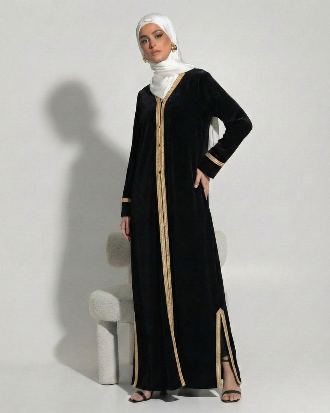 Women’s Kaftan Kateefa | Elegant Velvet Kaftan