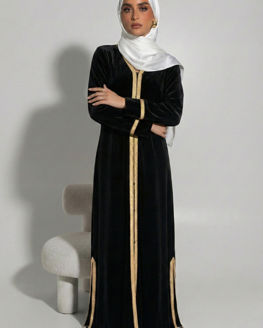 Women’s Kaftan Kateefa | Elegant Velvet Kaftan
