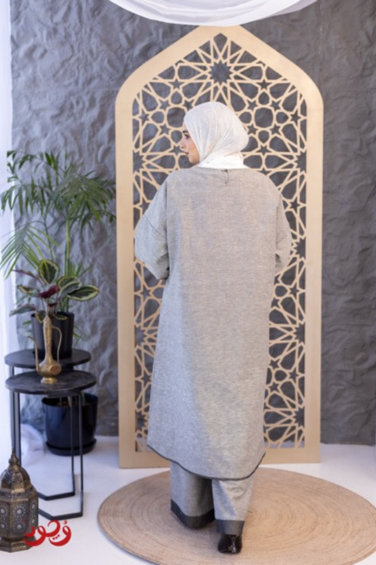 Grey 2-Piece Casual Women Set