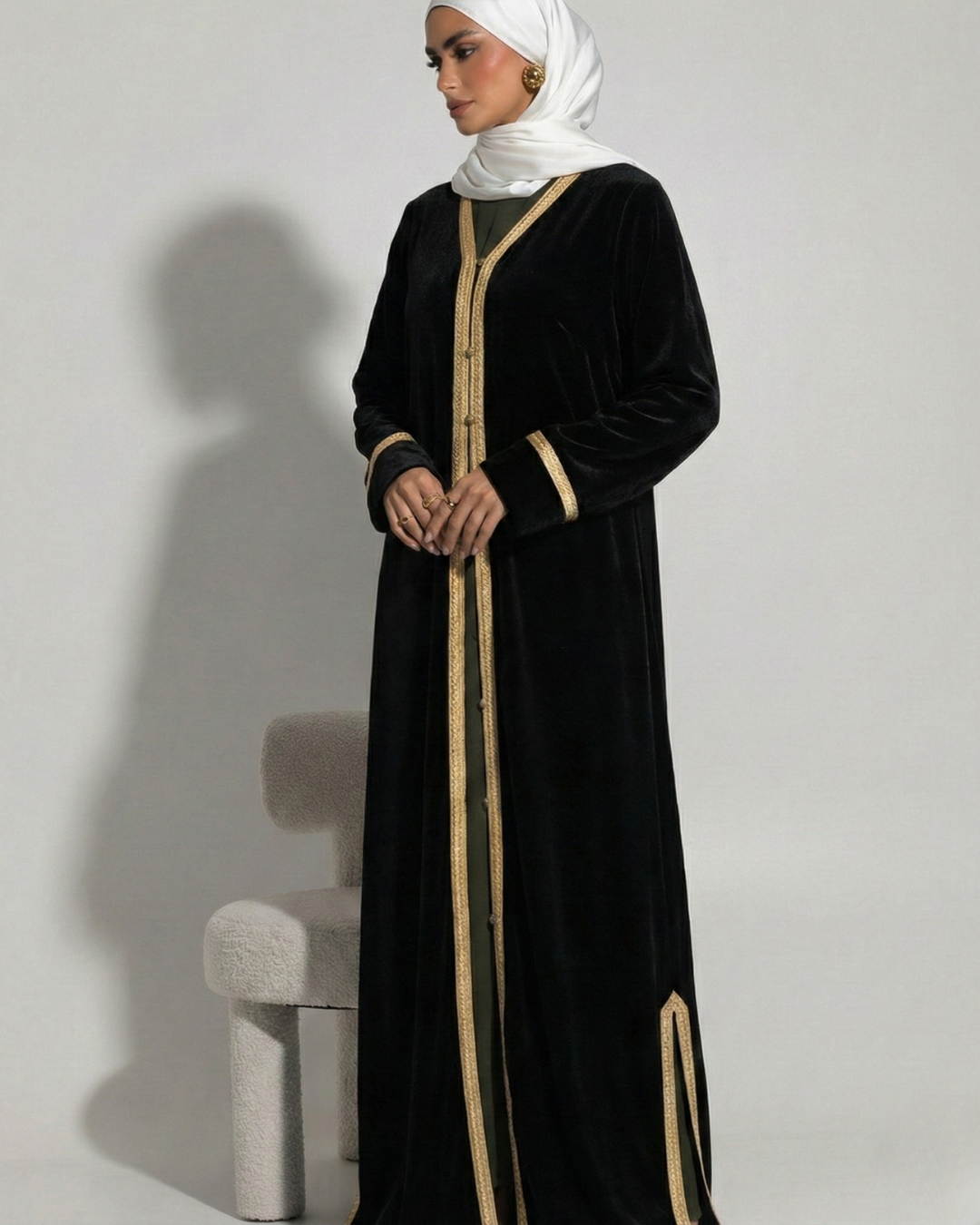 Women’s Kaftan Kateefa | Elegant Velvet Kaftan