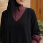 Wakar Dress | Elegant Modest Black Maxi