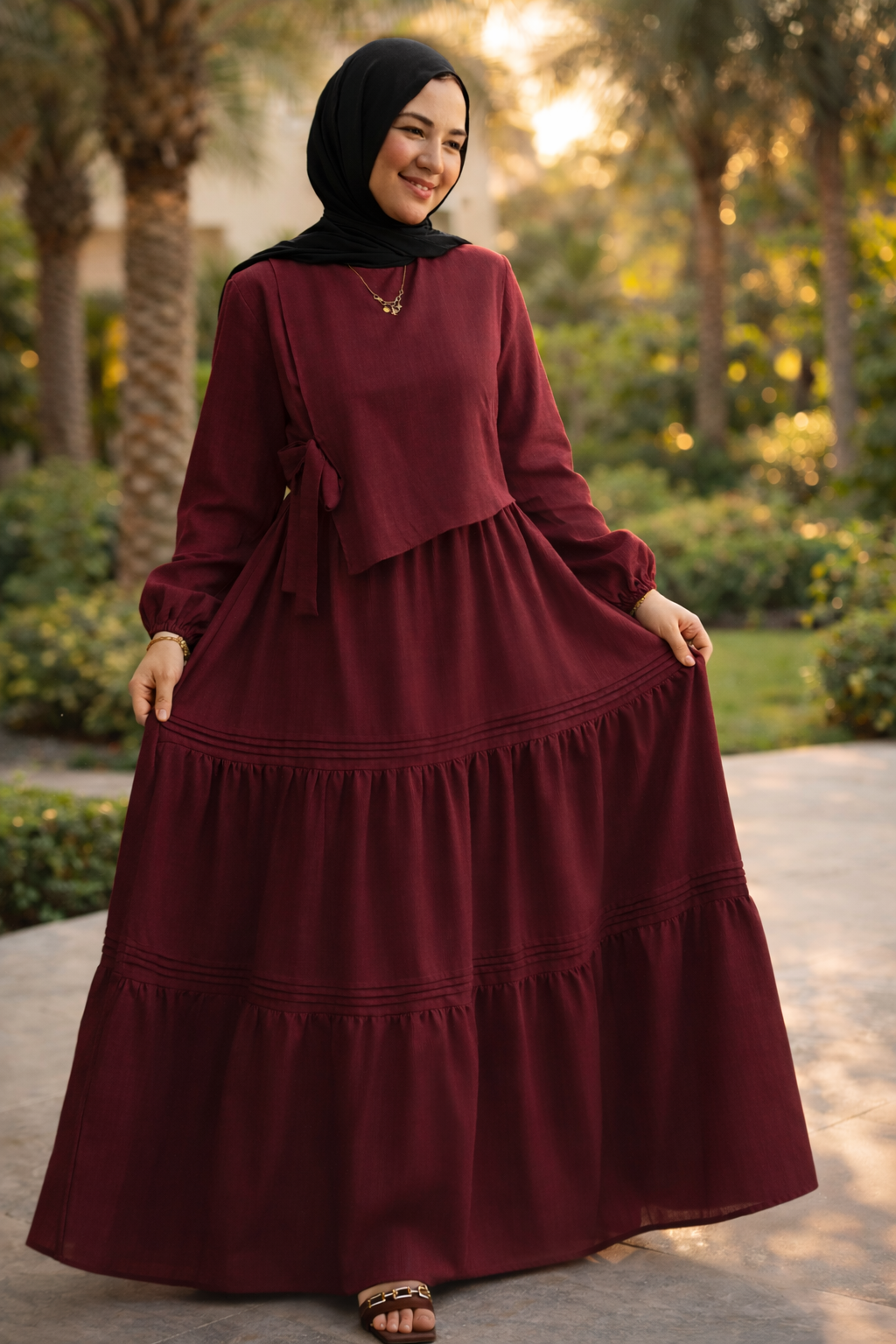 Layal Summer Dress | Ruffled Women Dress