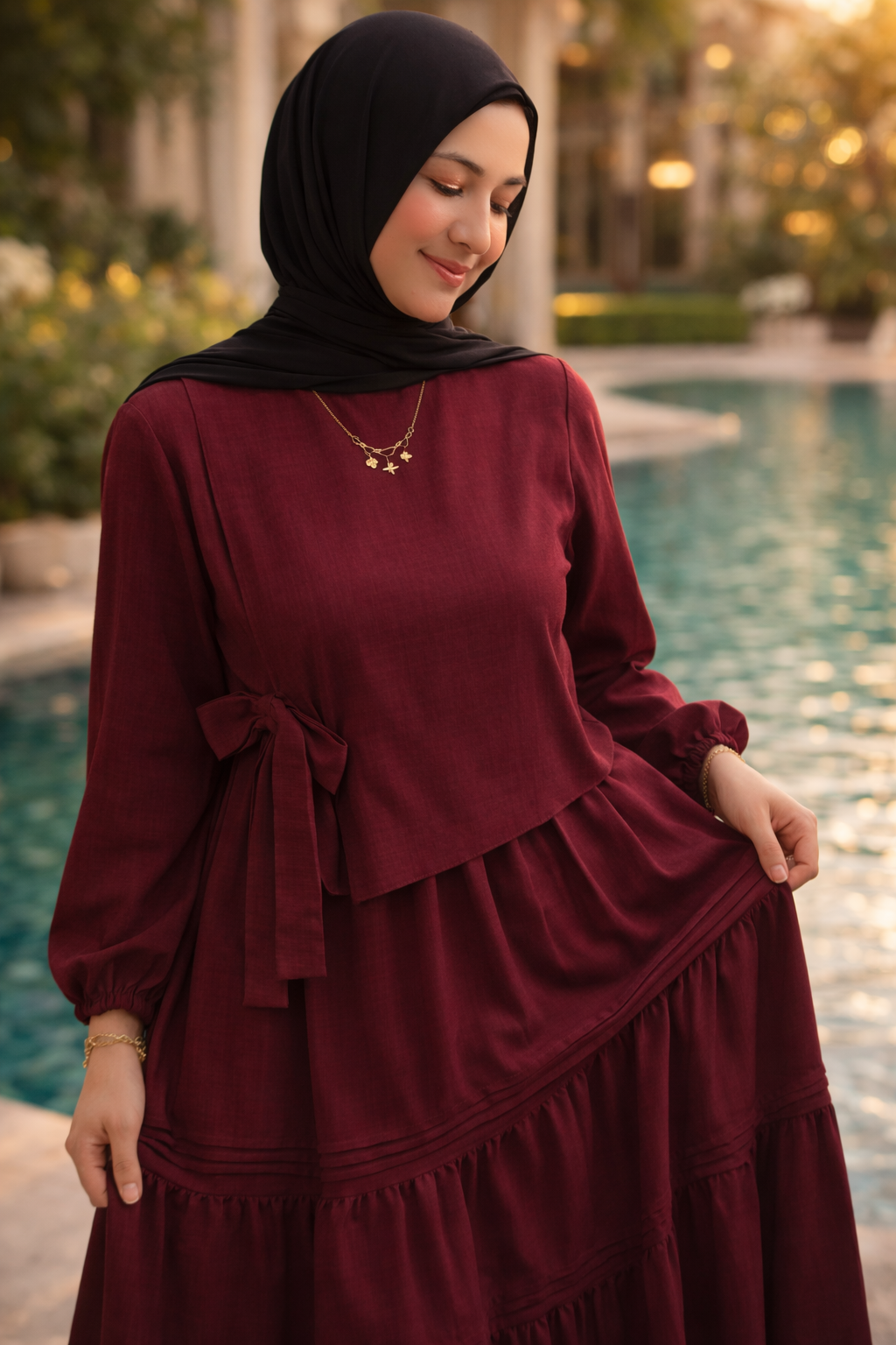 Layal Summer Dress | Ruffled Women Dress