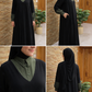 Wakar Dress | Elegant Modest Black Maxi