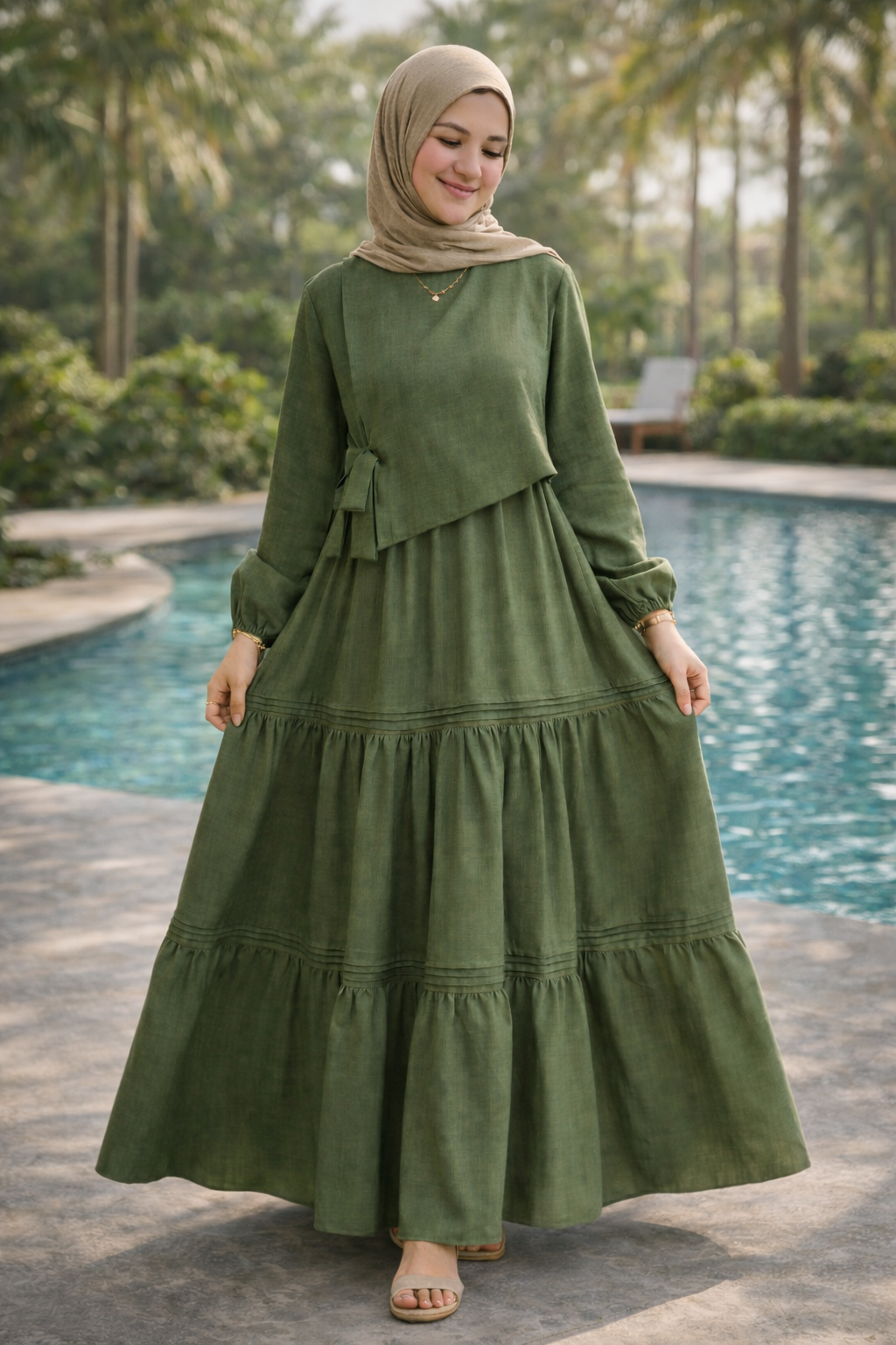 Layal Summer Dress | Ruffled Women Dress