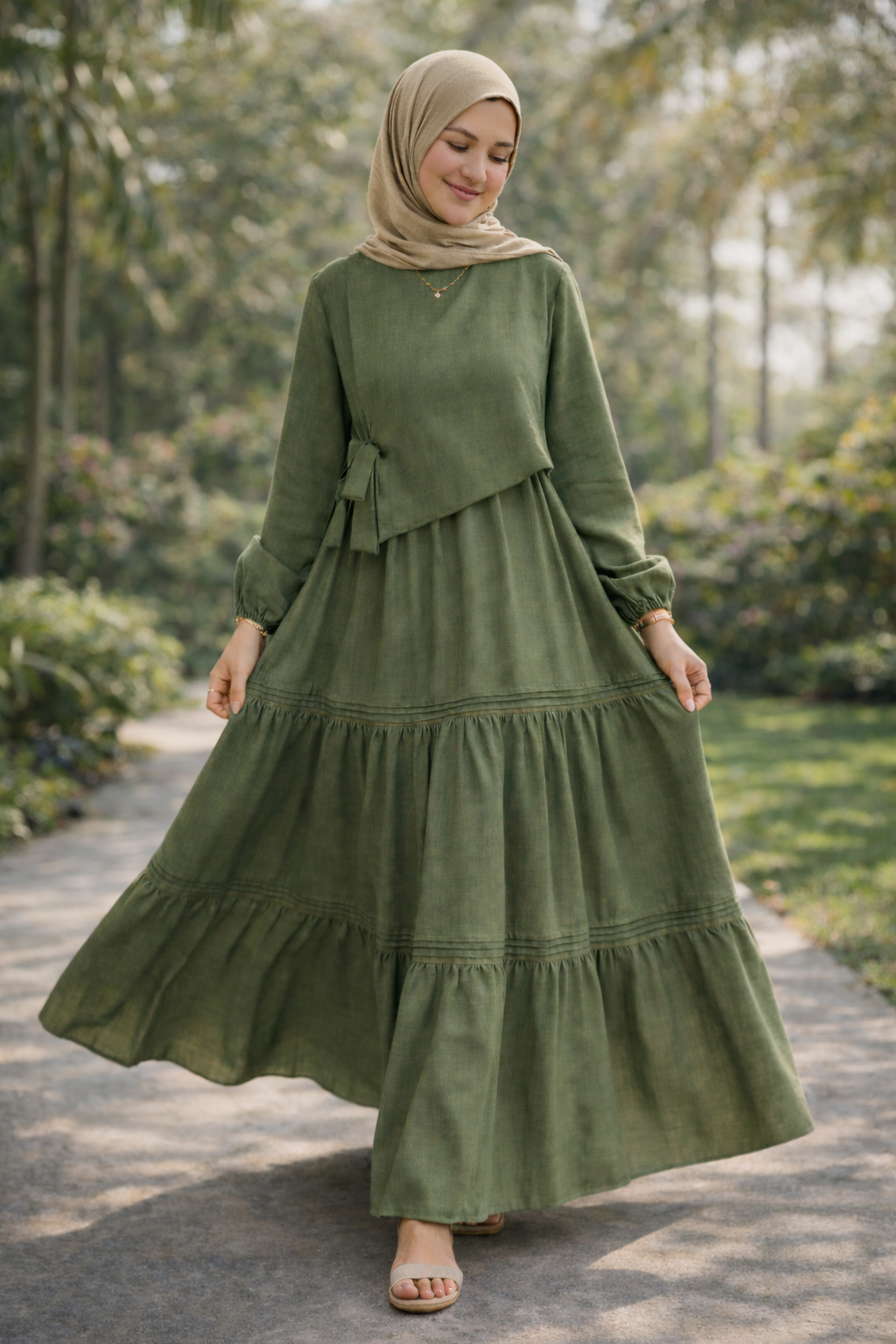 Layal Summer Dress | Ruffled Women Dress