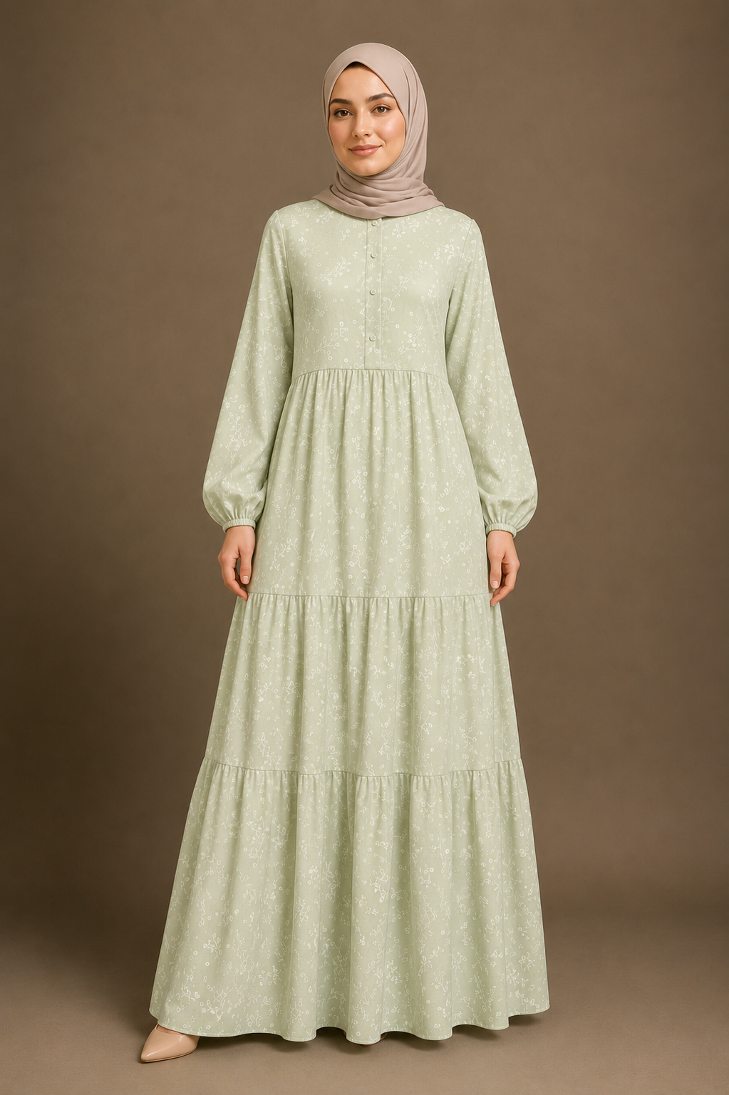 Bahja Dress | Elegant Modest Maxi