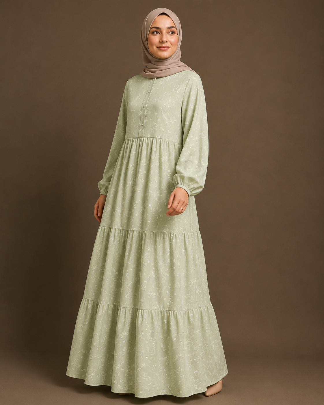 Bahja Dress | Elegant Modest Maxi