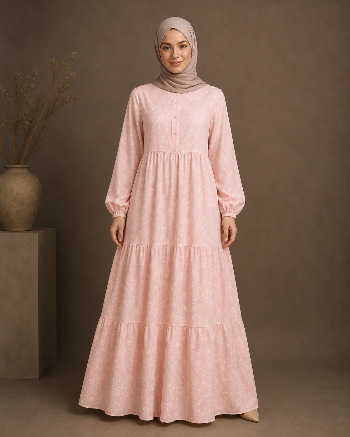 Bahja Dress | Elegant Modest Maxi
