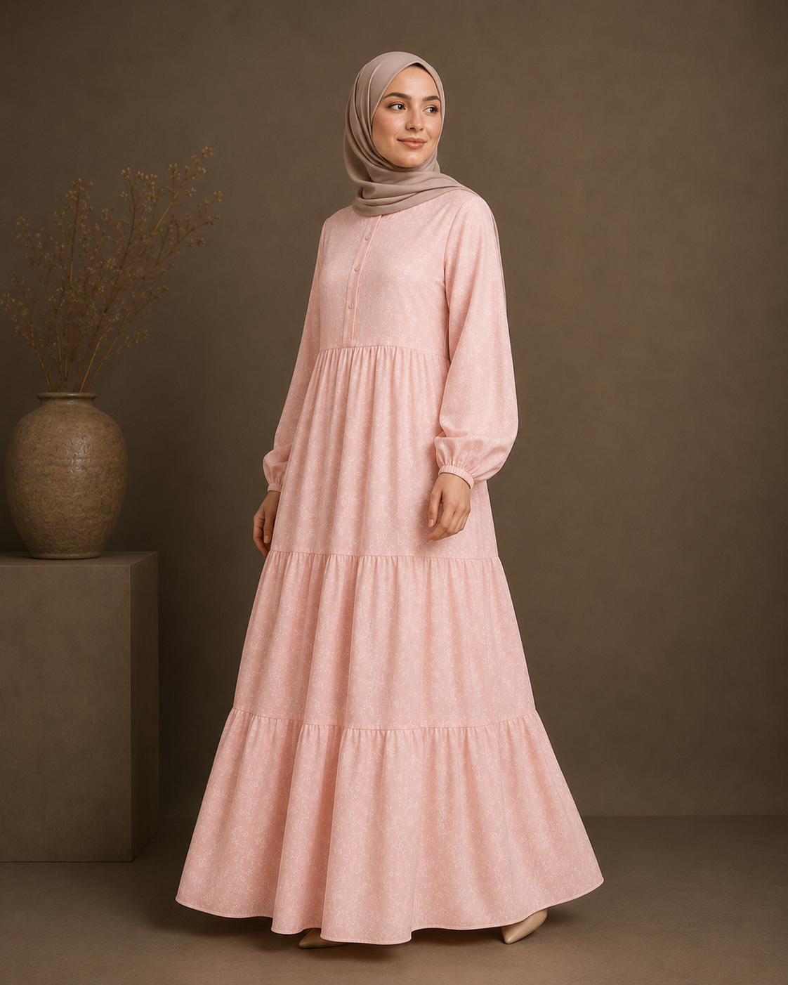Bahja Dress | Elegant Modest Maxi