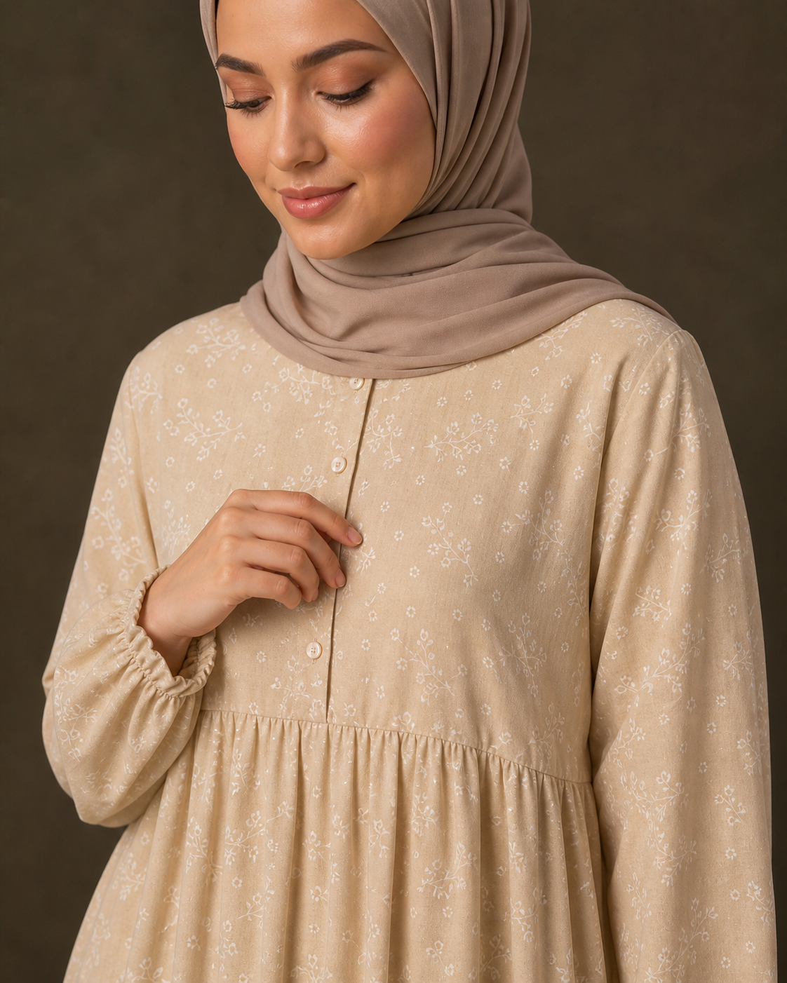 Bahja Dress | Elegant Modest Maxi