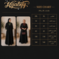 Wakar Dress | Elegant Modest Black Maxi