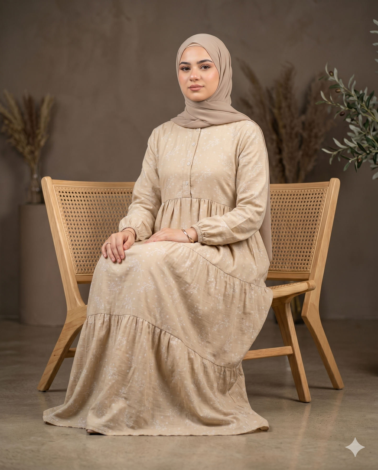 Bahja Dress | Elegant Modest Maxi