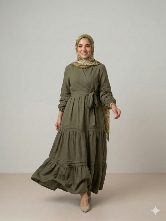 Layal Dress | Ruffled Women Dress