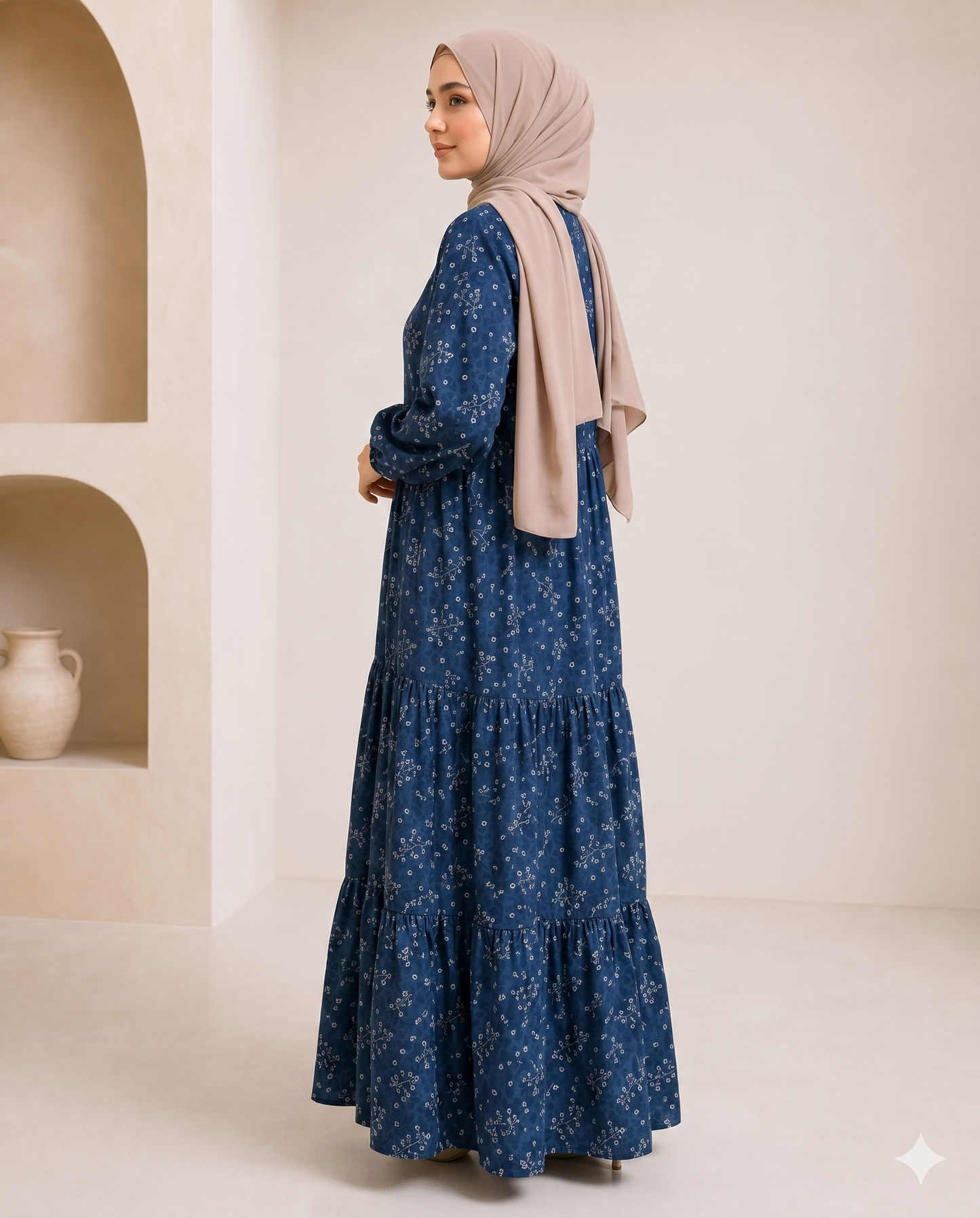 Bahja Dress | Elegant Modest Maxi