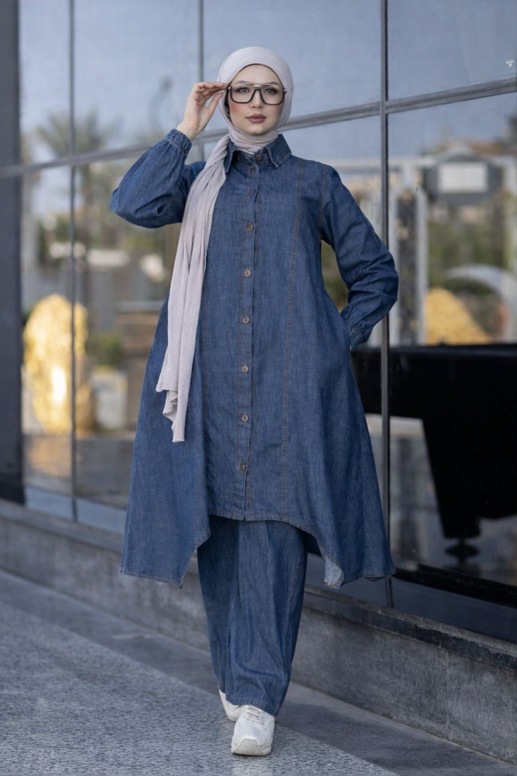 Luna Jeans Set | 2-Piece Casual Women Set