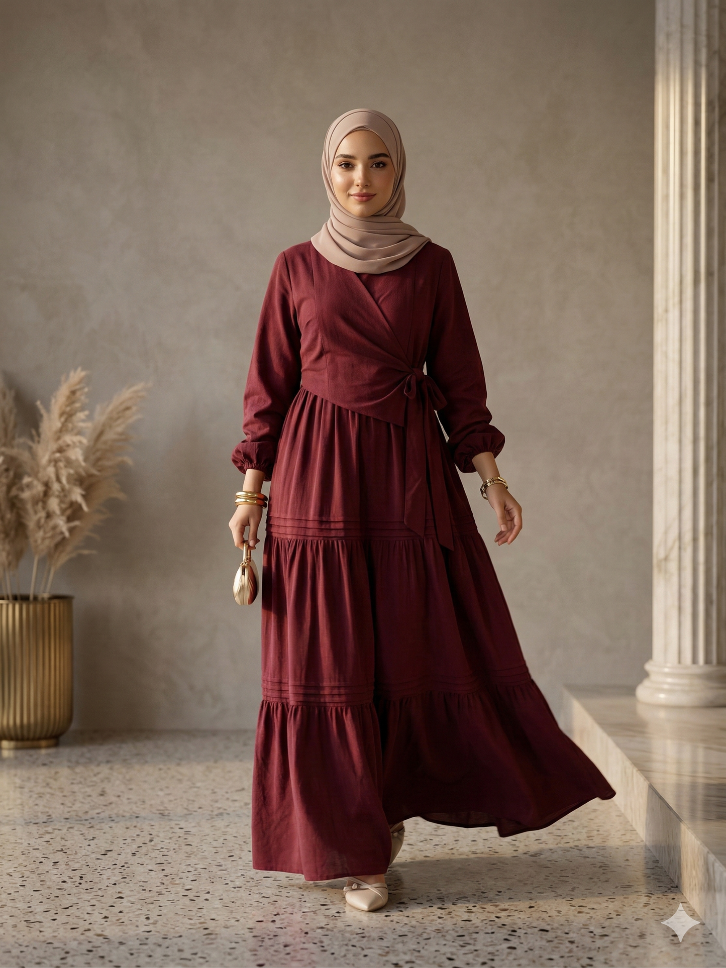 Layal Dress | Ruffled Women Dress