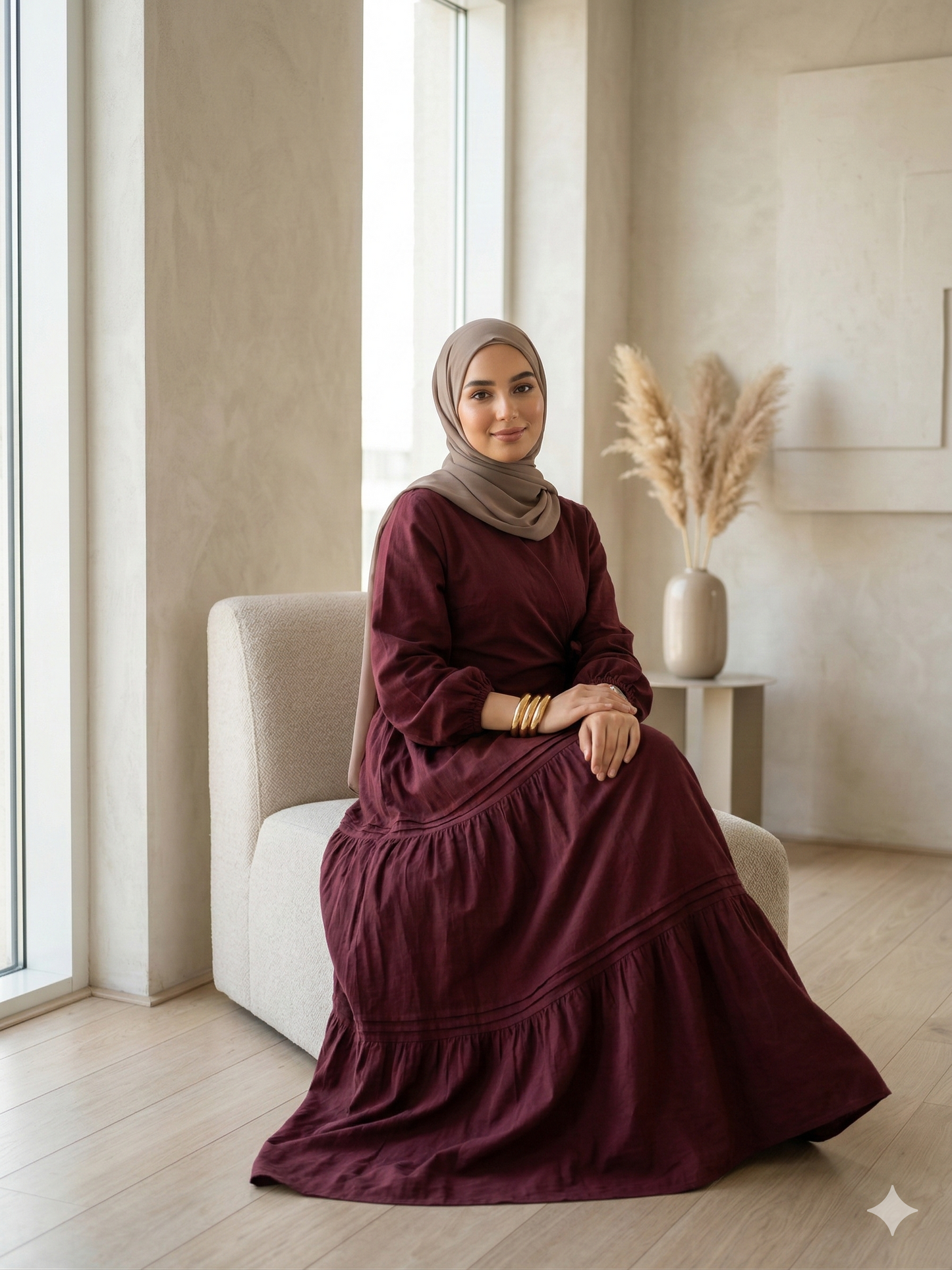 Layal Dress | Ruffled Women Dress