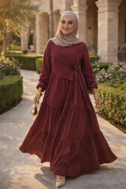 Layal Dress | Ruffled Women Dress