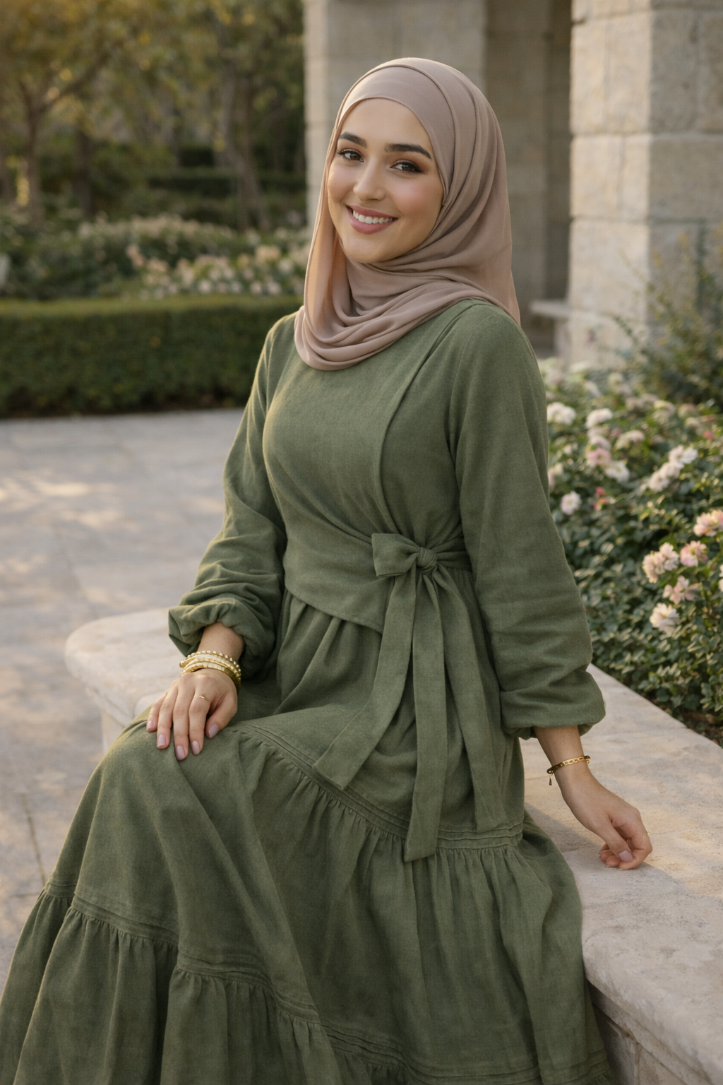 Layal Dress | Ruffled Women Dress